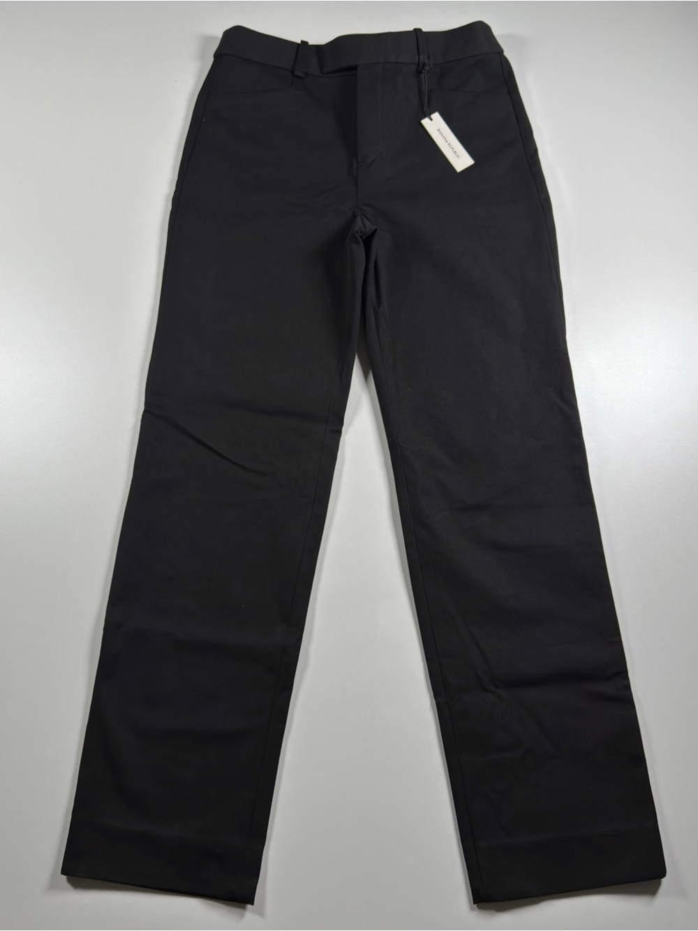 Banana Republic Women’s Black Straight-Leg Pants Size 4 NWT